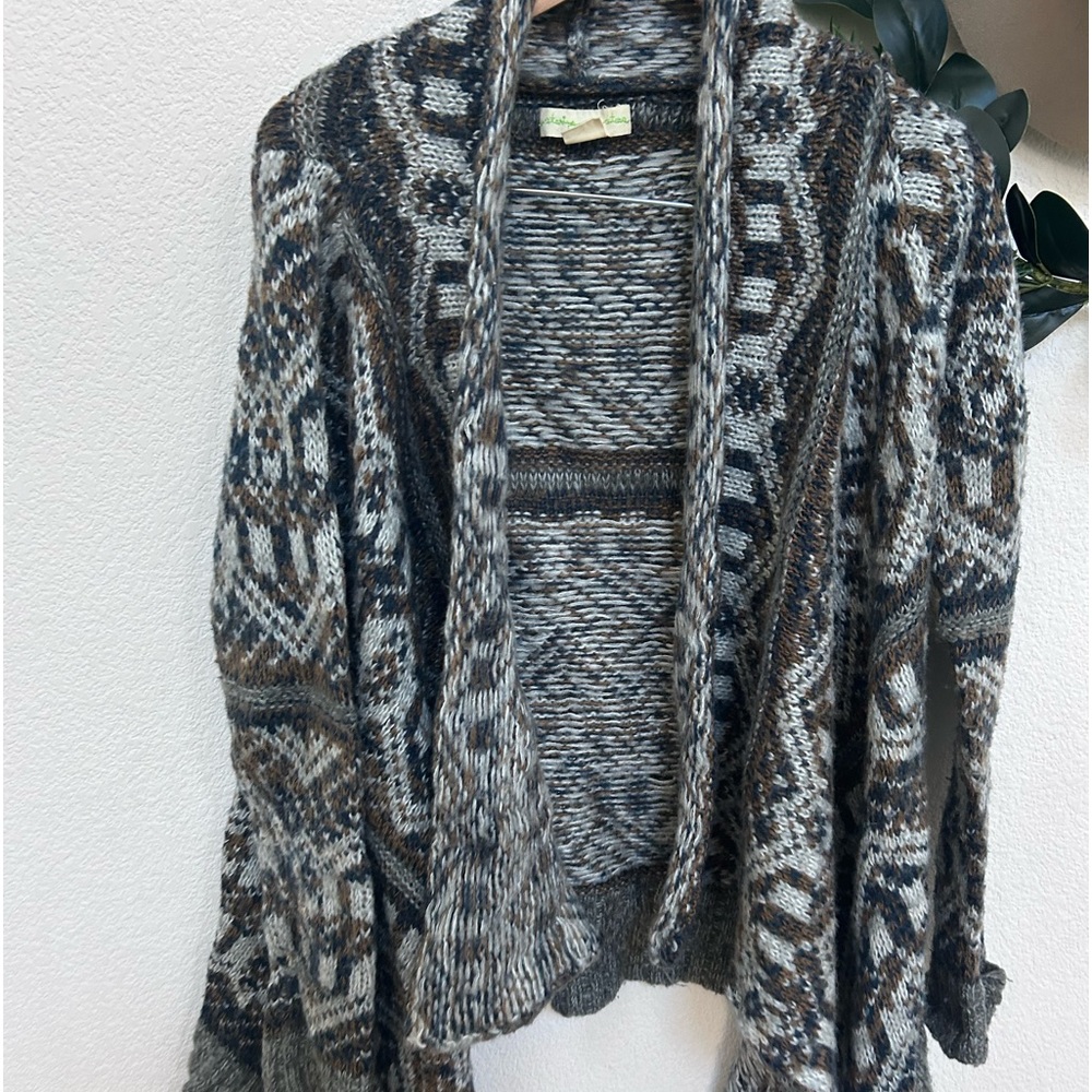 Staring at Stars Anthropologie Knit Womens Southwestern Open Cardigan Sz Medium